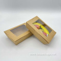 PET window single sided cover paper box